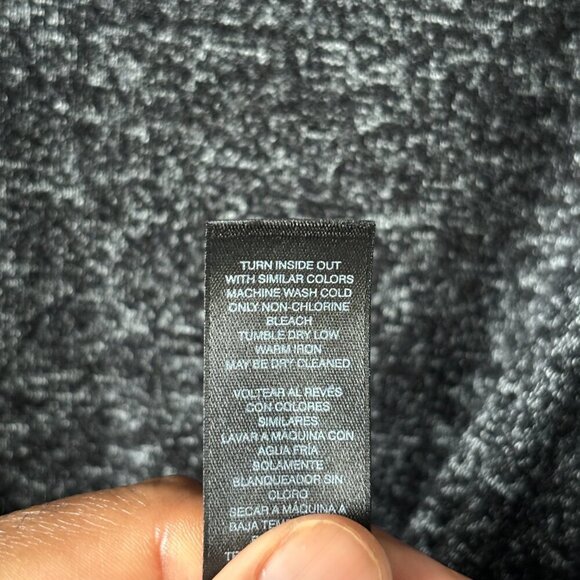 White House Black Market Women's Heathered Ruched Asymmetrical Top Size Large - Picture 7 of 10